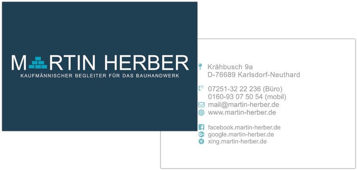 Martin Herber Name Card