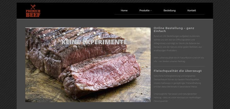 Premium-Beef Website